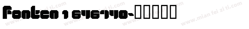 fontcn 1 646740字体转换